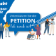 Die Anzeige der Lebenshilfe macht auf eine Petition aufmerksmam.
