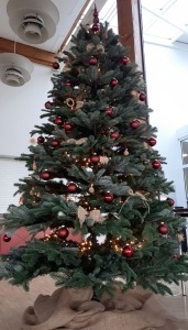 Weihnachtsbaum in der Hauptwerkstatt